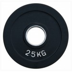 RCP18-2,5 Диск олимпийский обрезиненный черный, 2,5 кг